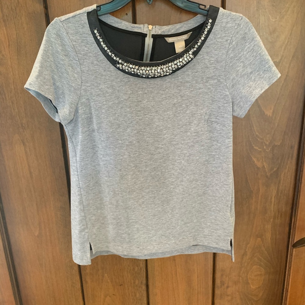 Banana republic jeweled top